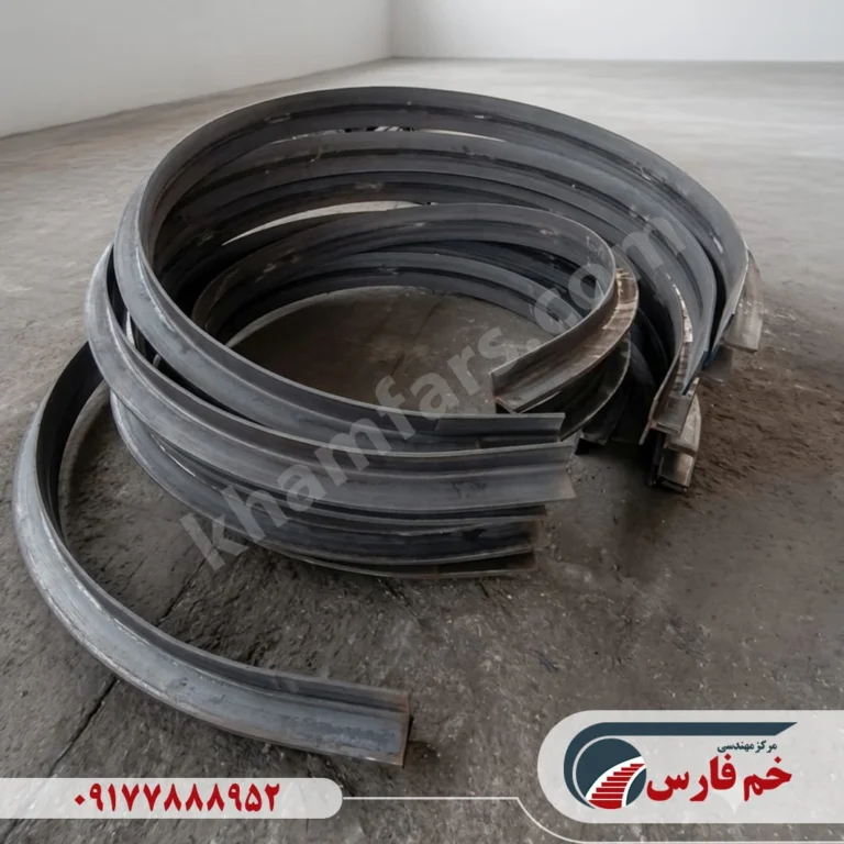 نمونه کار خم نبشی برای سازه فلزی