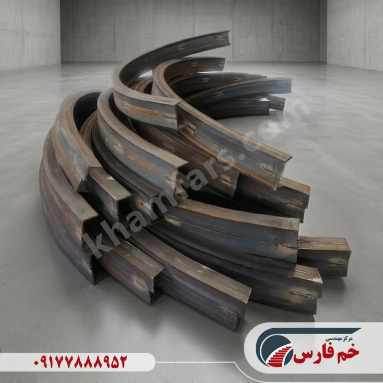 نمونه کار نورد نبشی فلزی