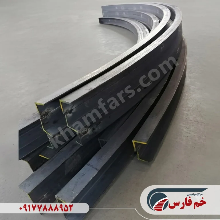 نمونه کار خم نبشی فولادی در شیراز